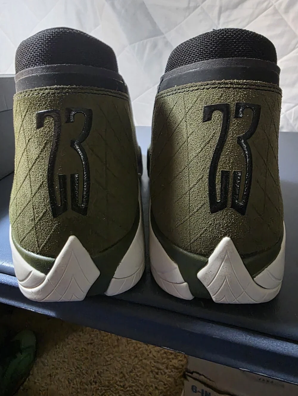 Jordan Jumpman Z Olive Green Slip-On Sneakers Size 11m, New.